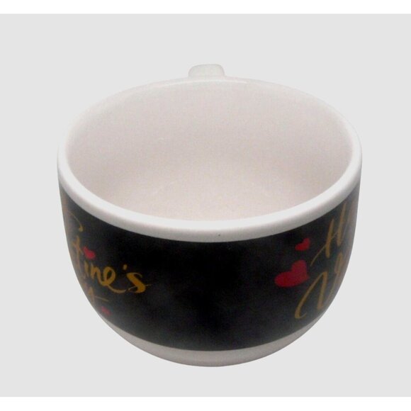 "Happy Valentines Day" Ceramic Mug Dishwasher & Microwave Safe Heart Design 8 oz - Picture 5 of 5